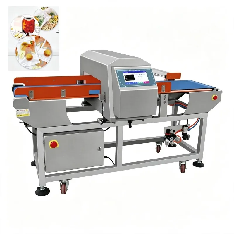 Conveyor Belt Food Metal Detector Machine High Sensitivity Auto Alarm for Food Processing Production Line Inspection