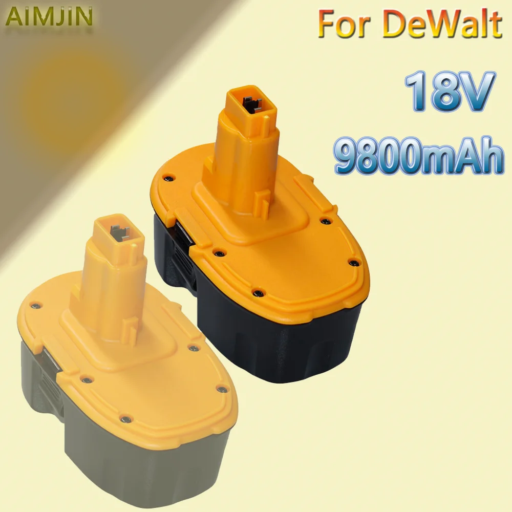 18V 9800mAh Ni-MH Battery For Dewalt DC9096 DE9039 DE9096 DE9098 DE9503 DC212 DC330 Cordless Drill Replacement Battery