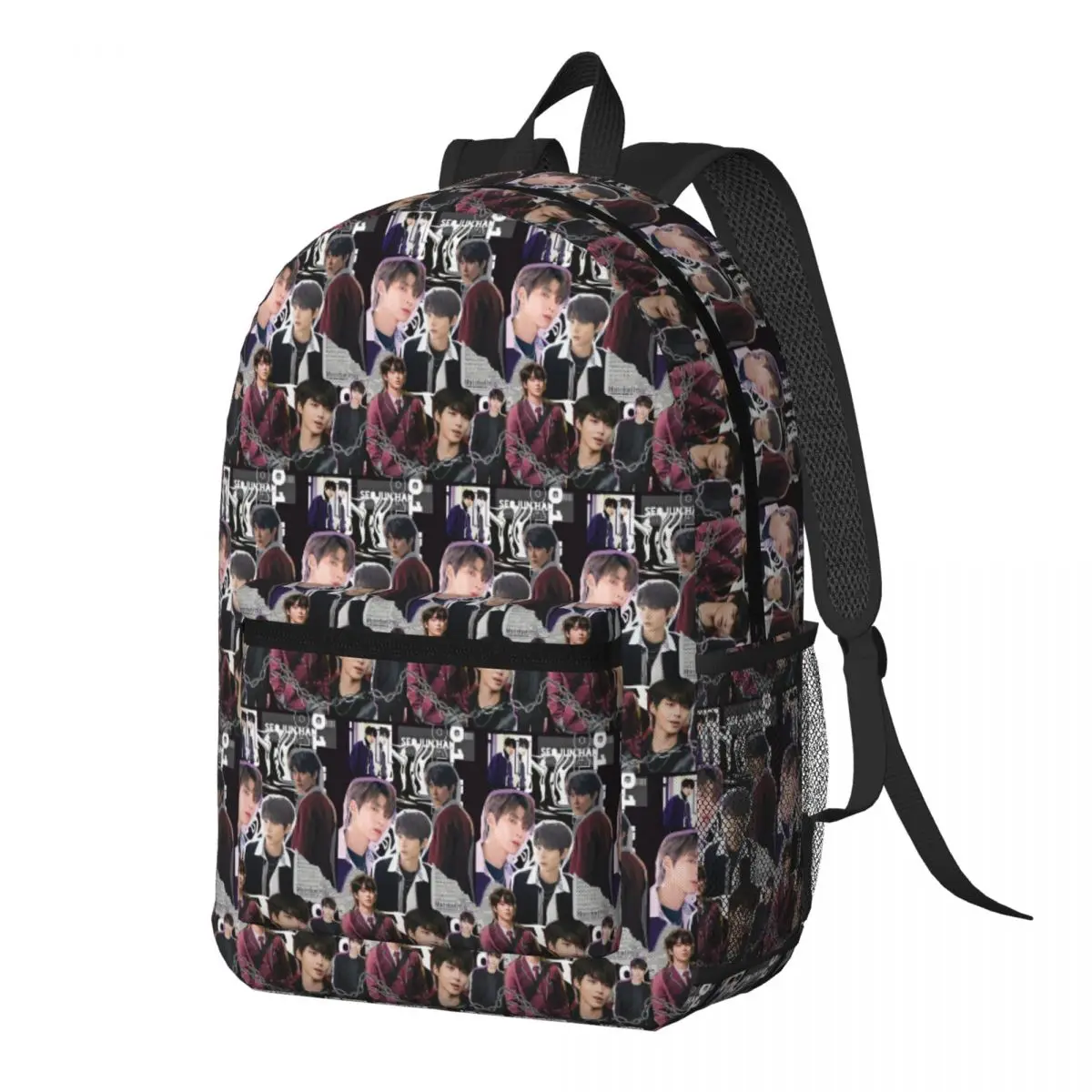 

Hwang In Yeop Backpack Daypack Large Capacity Kids BookBag School Bag Shoulder Bags for Men Women