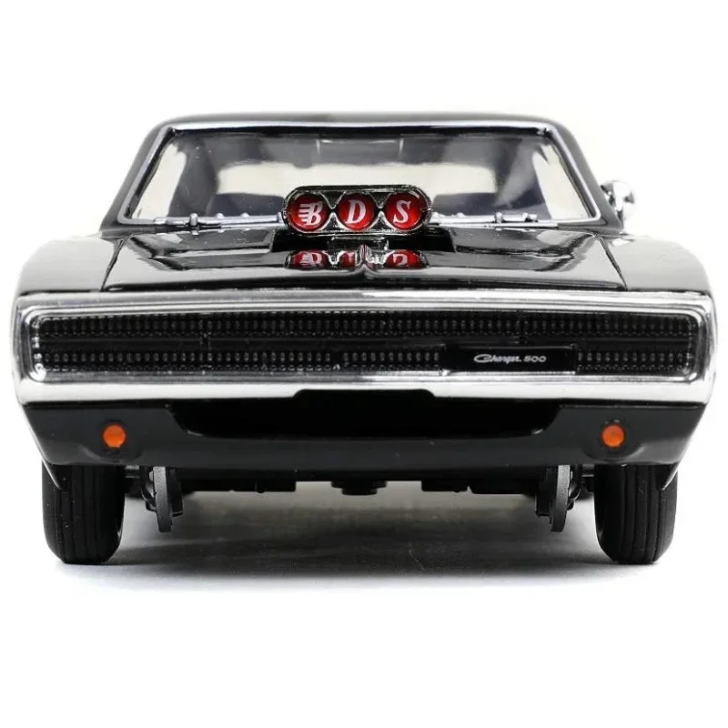 Jada 1:24 rápido e furioso f9 dom 1970 dodge charger diecast carro modelo de liga de metal brinquedos para coleção de presentes