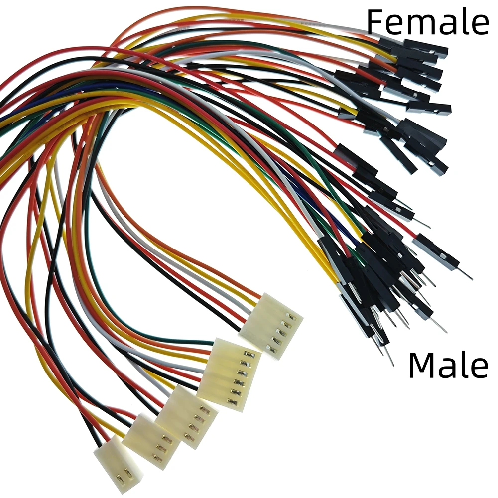 10pcs KF2510 2.54mm Pitch Single P Terminal Cable PCB Board Patch Wire Sensor Connection Cable