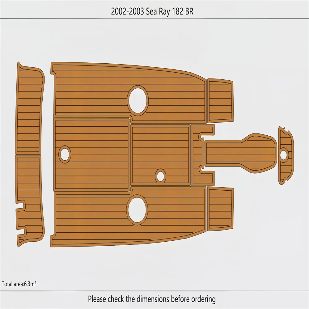 2002-2003 Sea Ray 182 BR Cockpit Swim platform bow 1/4