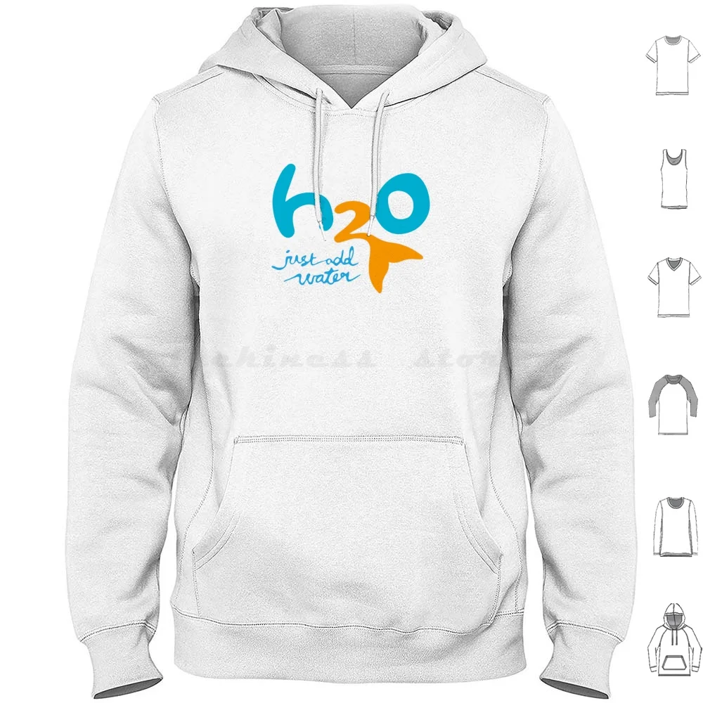 H2o Serie , Just Add Water Hoodies Long Sleeve Hydro Funny Movie Music H2o Serie Just Add Water Mako Sam Cat Carly