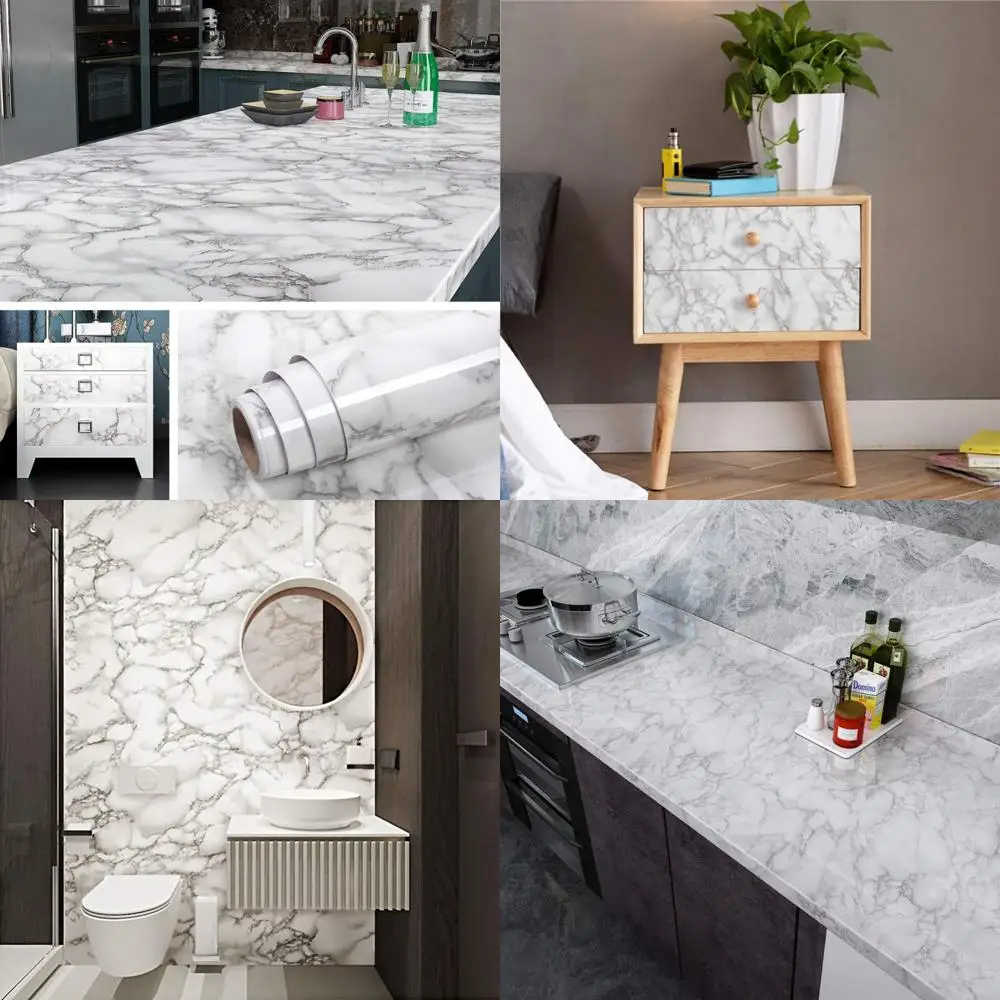

Самоклеящиеся мраморные обои для столешниц, столов и столов — широкое съемное контактное бумажное покрытие