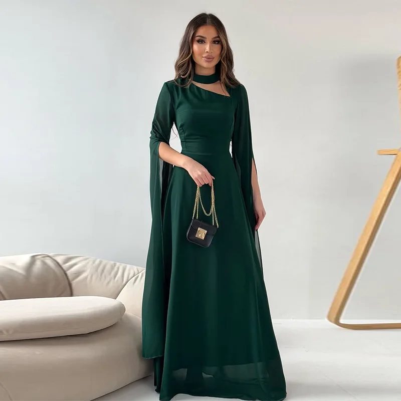 أنيقة المرأة مشد حزب مساء اللباس مثير عباءة كم ضيف حورية البحر كوكتيل الطابق طول اللباس المشاهير فستان حفلات