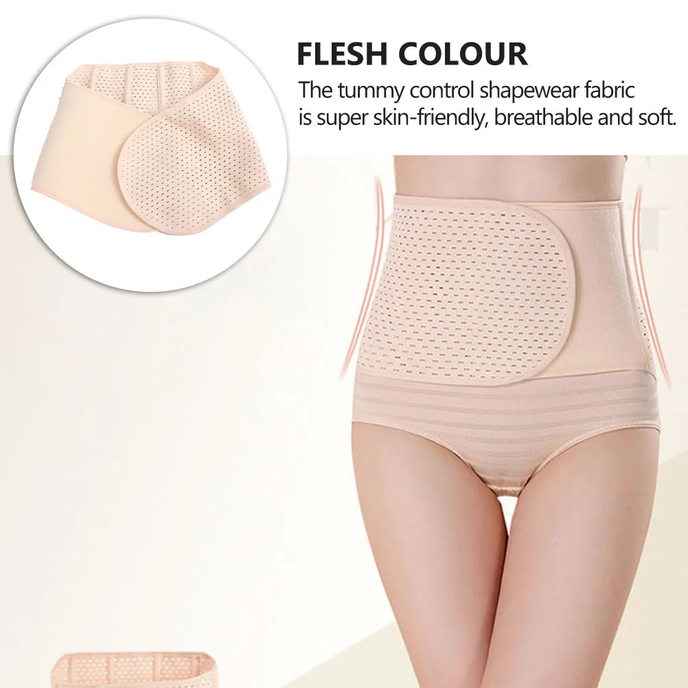 

Postpartum Belly Band For Women Flesh Color High Elasticity Tummy Control Shapewear Recovery Girdle Body Shaper Support