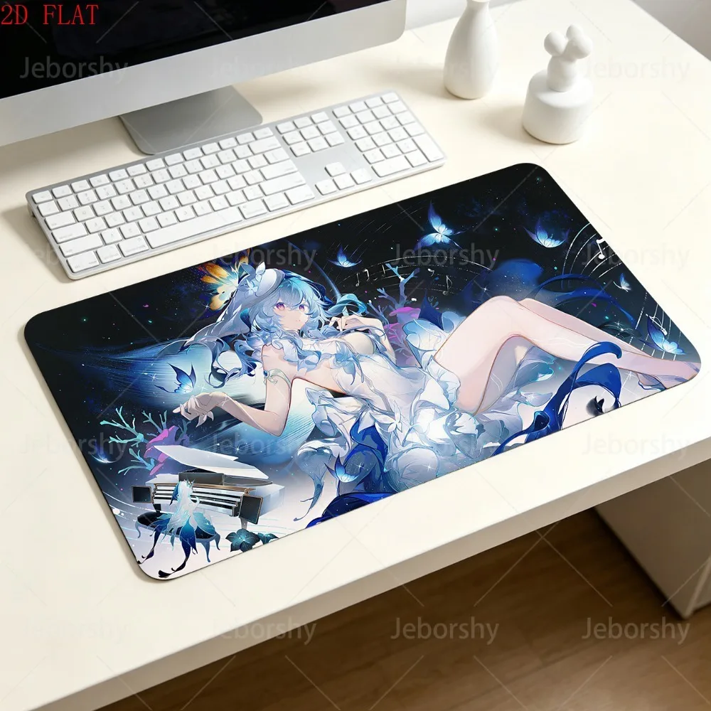 Wuthering Waves Shorekeeper Large Gaming Mouse Pad Non-slip Rubber Base Desk Mat for Anime Fans