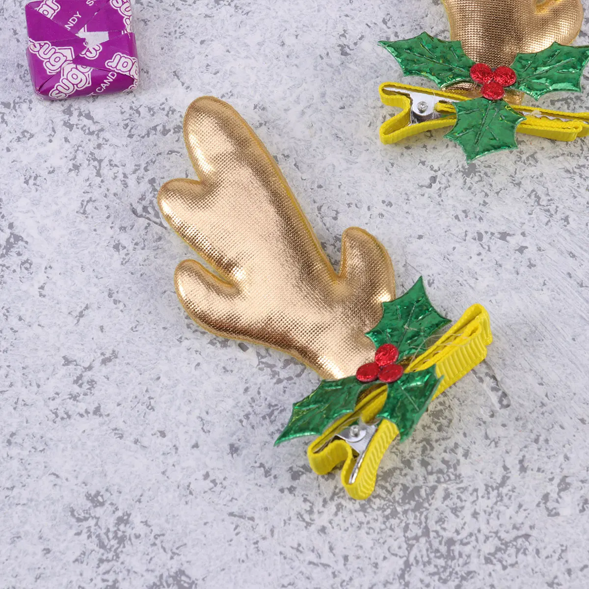 

Adorable Hair Clips Antler Shape Barrette Festival Wedding Graduation Prom Decor Creative Headwear Gift Daily Wear