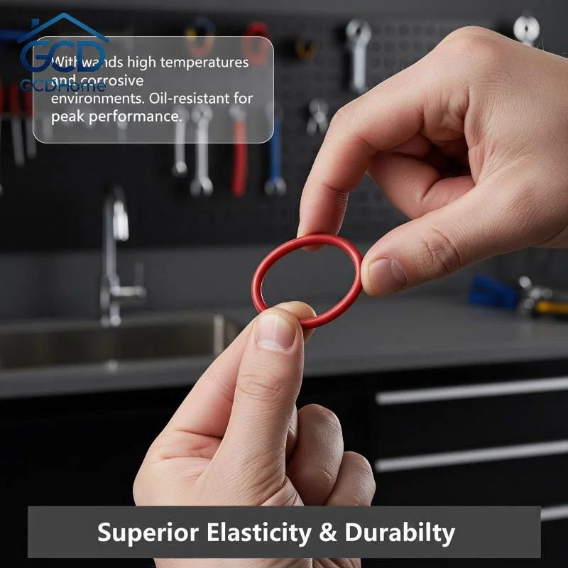 370Pcs Heat Resistant Silicone O Ring Sealing Kit Waterproof Gasket Assortment for Car Auto Use