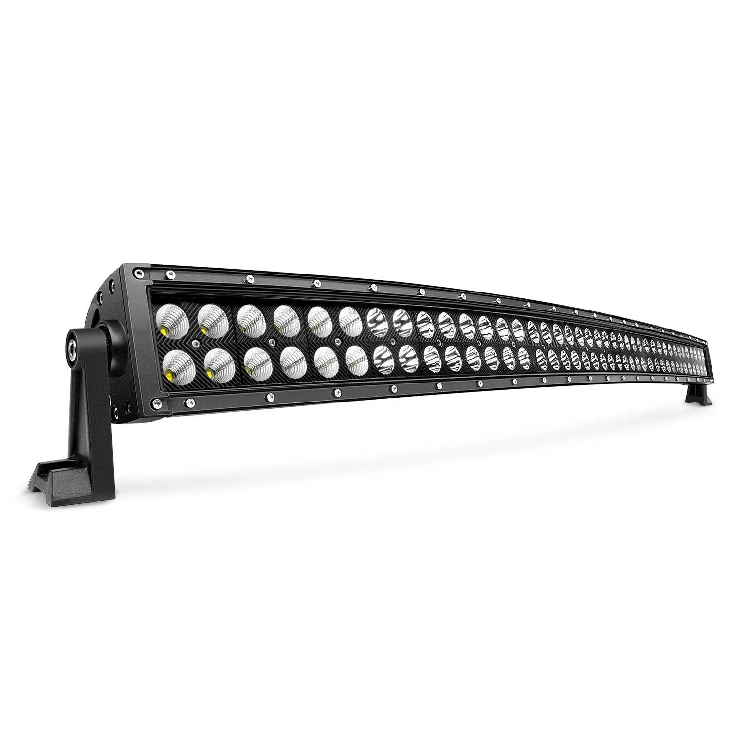 

Curved Shape Double row 42 Inch 240W Black Cover LED Light Bar for Jeep JK JL Ford 150 Truck