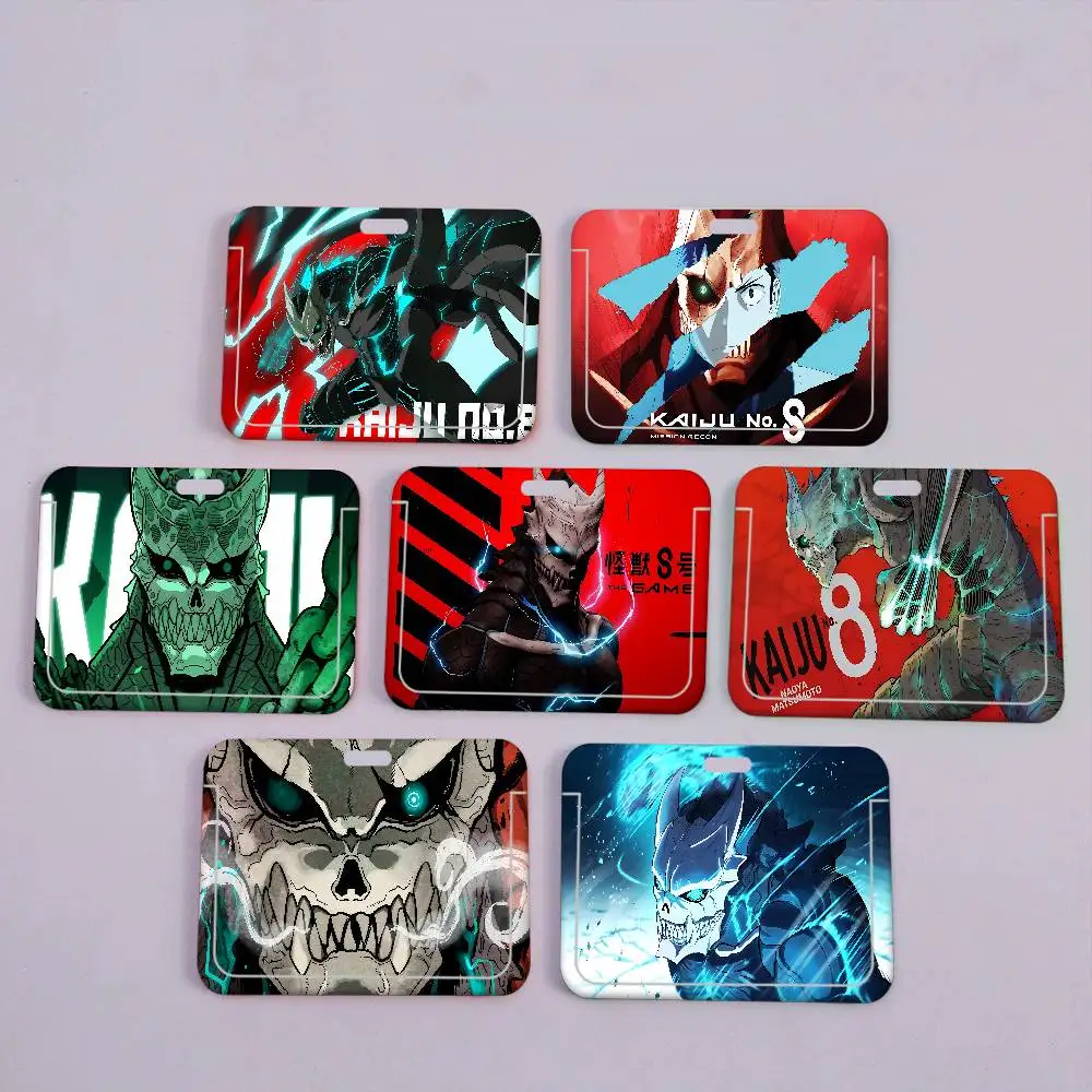 

Popular Action Anime K-Kaiju N-No 8 Work Card With Lanyard ID Work Card Holder Bags Case Cover Identity Business Credit