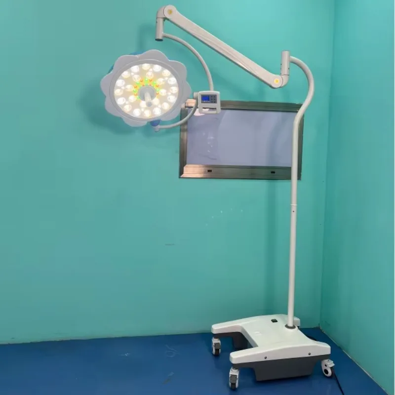 2026 LTSL53B Medical Equipment Vertical LED Shadowless Operating Lamp Mobile Operating Light in stock