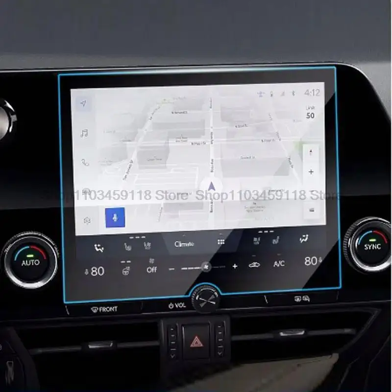 

Tempered glass screen protector For Lexus NX NX450H NX350 NX250 NX350H 2022 2023 Car radio gps navigation anti-scratch fitting