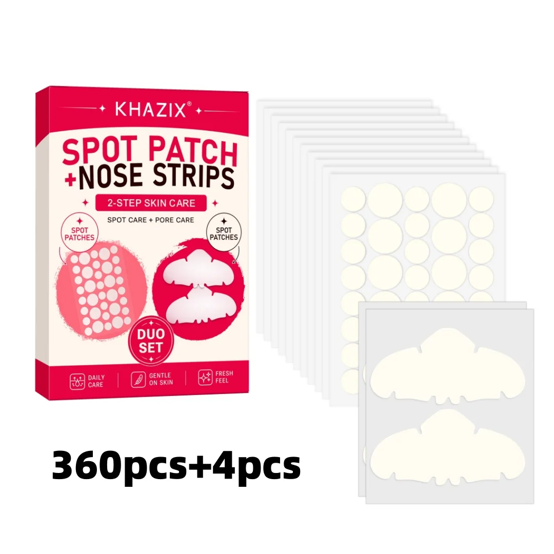 364pcs Hydrocolloid Acne Pimple Patch, Hydrocolloid Spot Stickers, Covering Zits and Defect, Nighttime Spot Stickers for Face