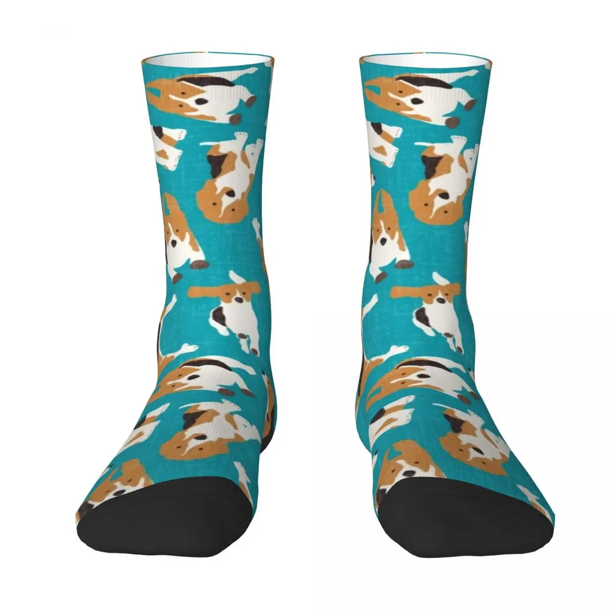 

beagle scatter blue Socks Argentina gifts kawaii fashionable Male Socks Women's