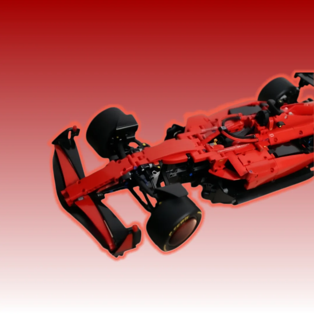 

New sports racing car building block model; building block formula car model; red; best holiday gift