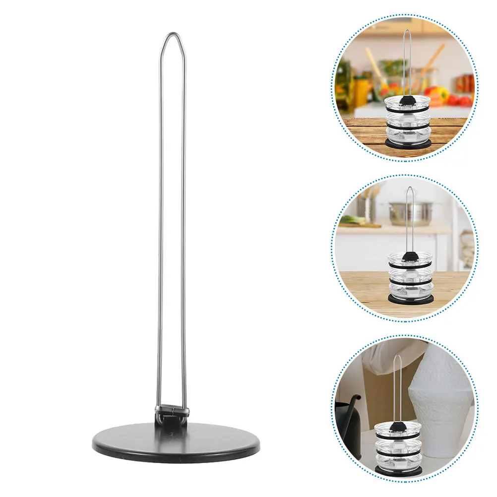 

2Pcs Vertical Cup Lid Holder Organizer Stackable Tumbler Lid Stand Stable Base Desktop Storage Rack for Water Bottle and Coffee