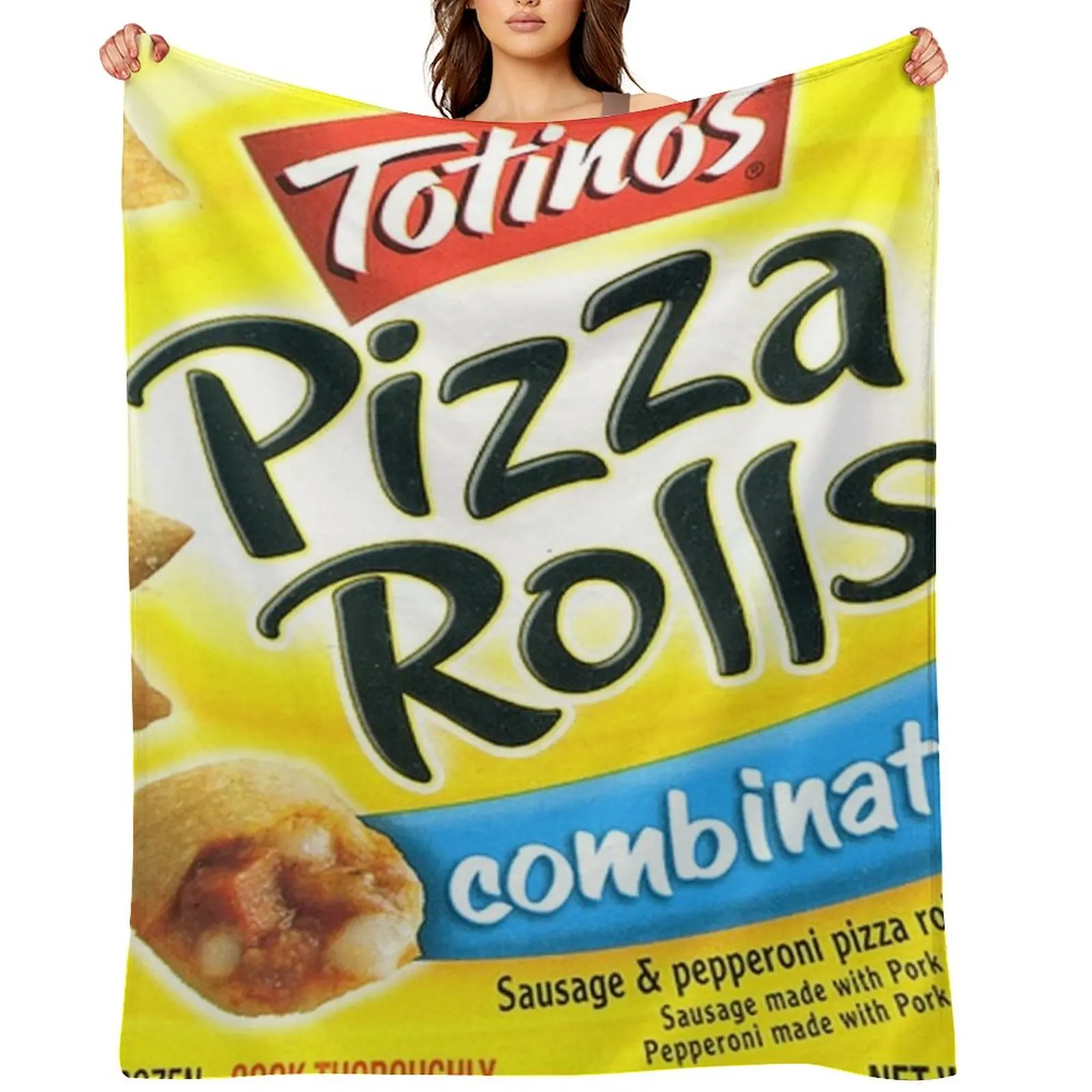 

Pizza Rolls Combination Throw Blanket Decorative Sofas Fashion Sofas heavy to sleep decorative Blankets