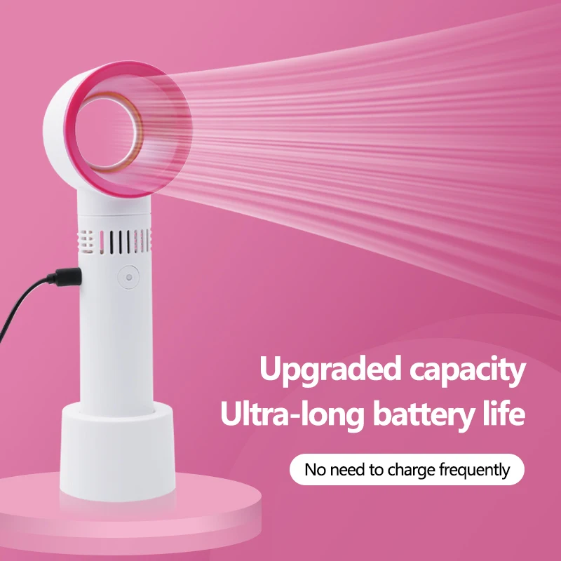 SAKURAHANA Secador de pestañas con carga USB portátil, pestañas postizas, ventilador sin aspas, pestañas injertadas, secador dedicado para herramientas de maquillaje