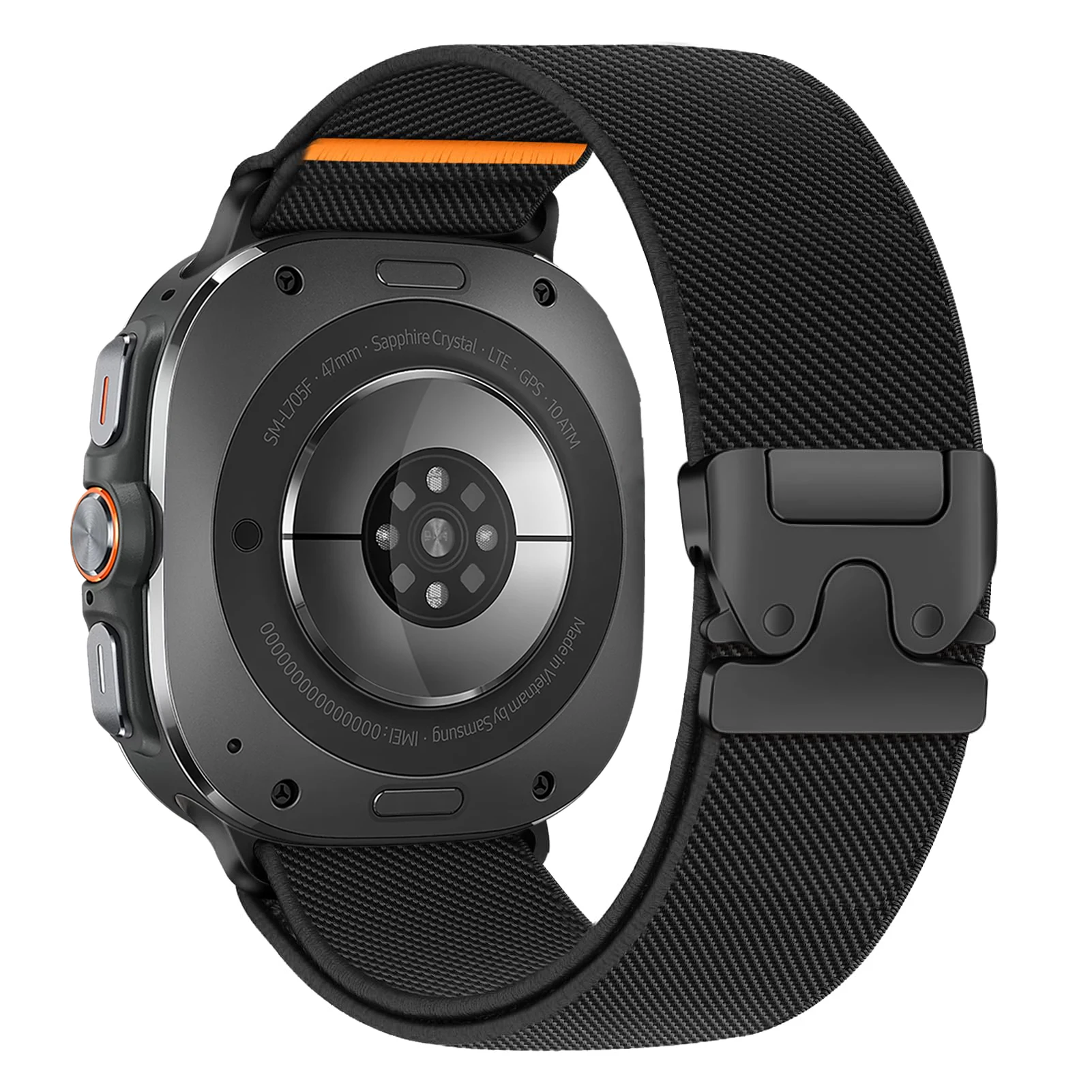 الأشرطة المظلة لساعة سامسونج جالاكسي 8 الترا 2025 47 مللي متر النايلون الرياضة معصمه حزام سوار كوريا غالاكسي ساعة 7 الترا الفرقة