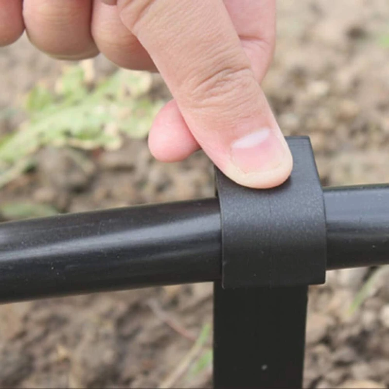 10-50PCS Drip Irrigation Hose Holders Ground Stakes Pipe Support Bracket Fixing Spike Pegs for Outdoor Garden Irrigation Tube