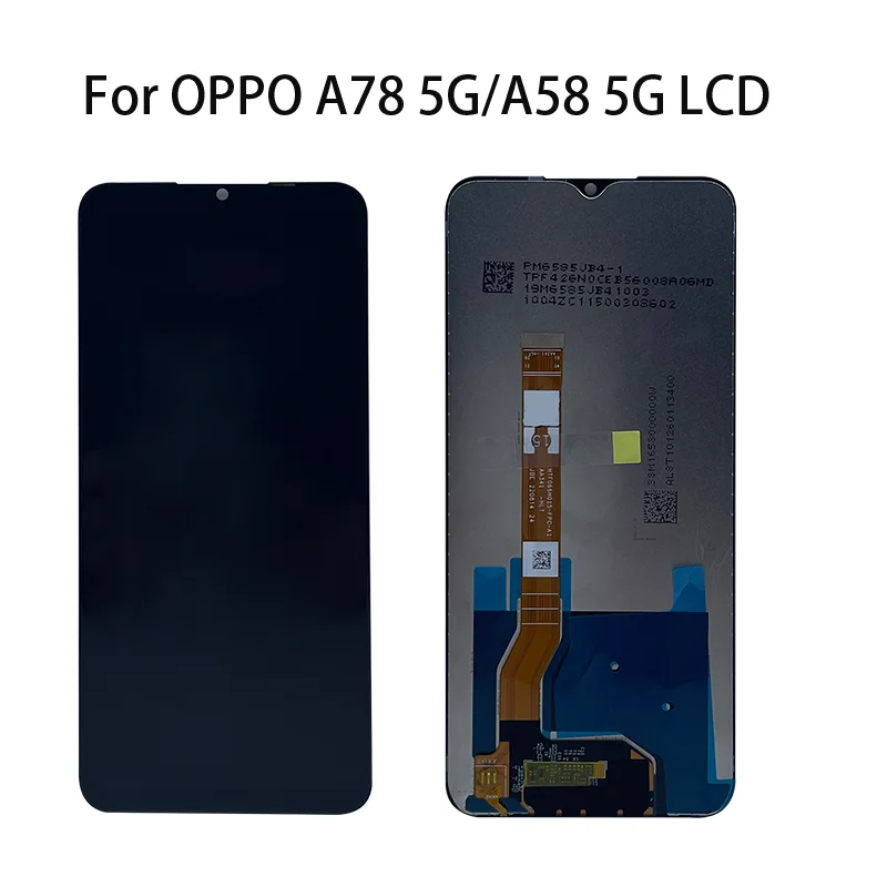 For OPPO A78 5G CPH2483 CPH2495 LCD Display Touch Screen Digitizer Assembly With Frame for OPPO A58 5G LCD