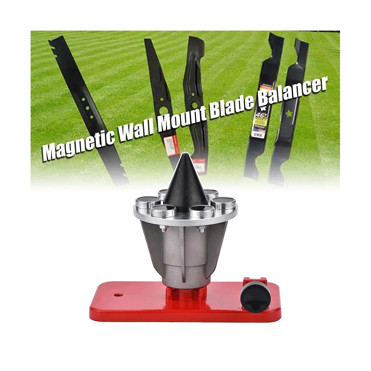 Imagem -04 - Blade Balancer Substituição para Cortador de Grama Parede Magnética Mount Vermelho 339075b 42047