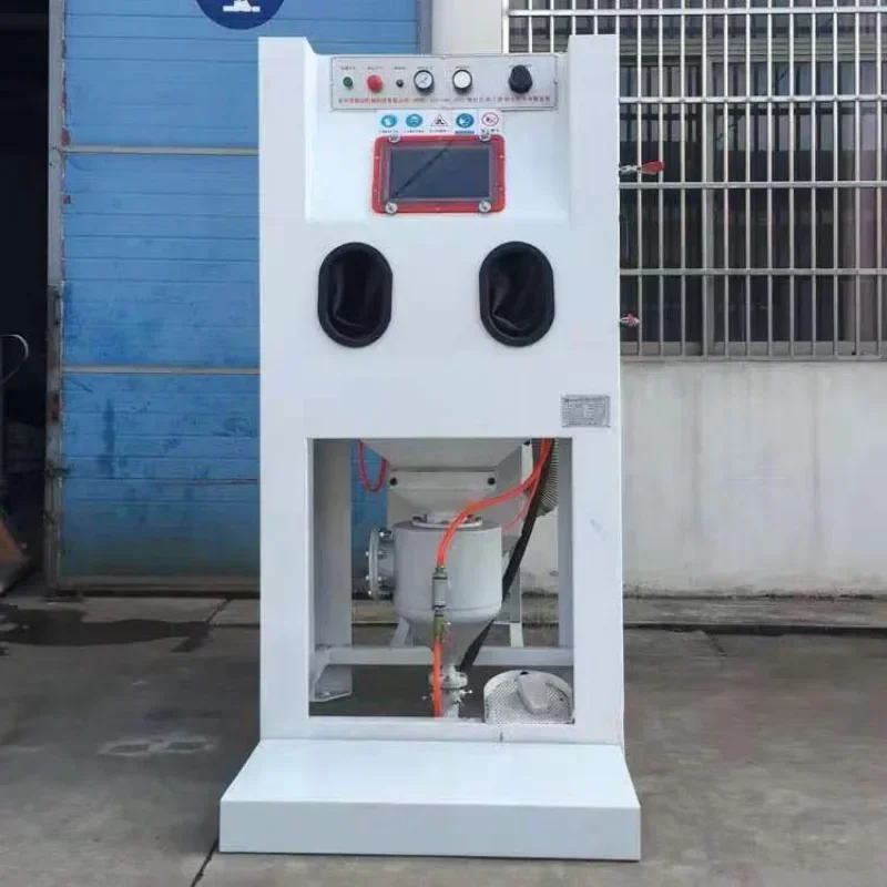 Hot Sale Machinery Cabinet Airless Sandblasting Machine Alloy Wheel Dry Sandblasting Machine