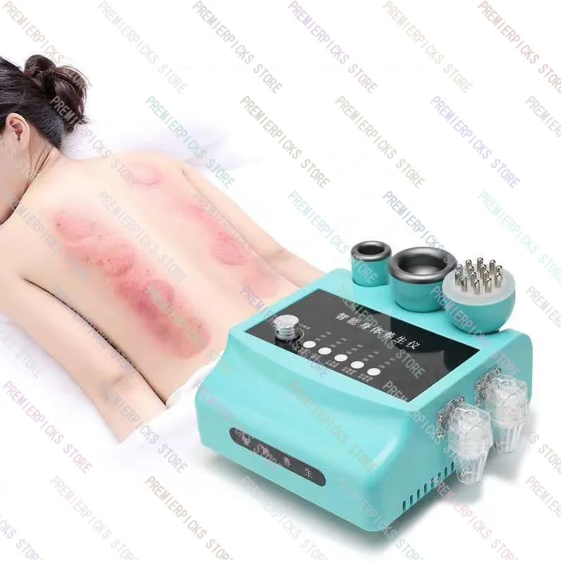 

GUA SHA Electric Heating Scraping Fat Burner Cupping Slimming Massager Meridian Dredge