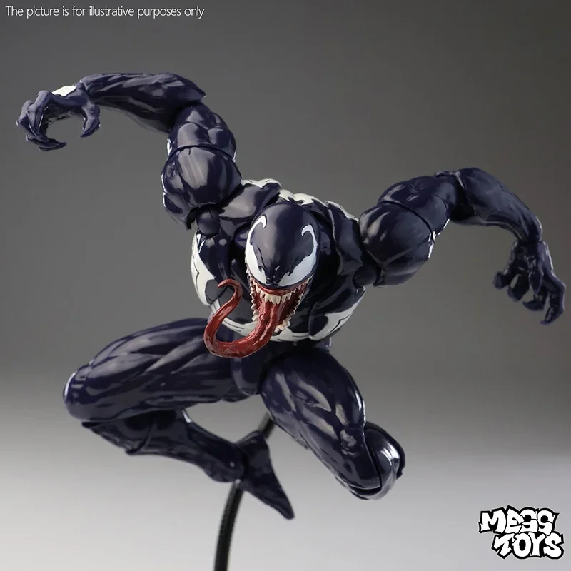 100% Original HOT Mess Toys Venom Lethal Protector Eddie Brock Black Spider-Man Action Figure Collectible Model Statue Toy Gift