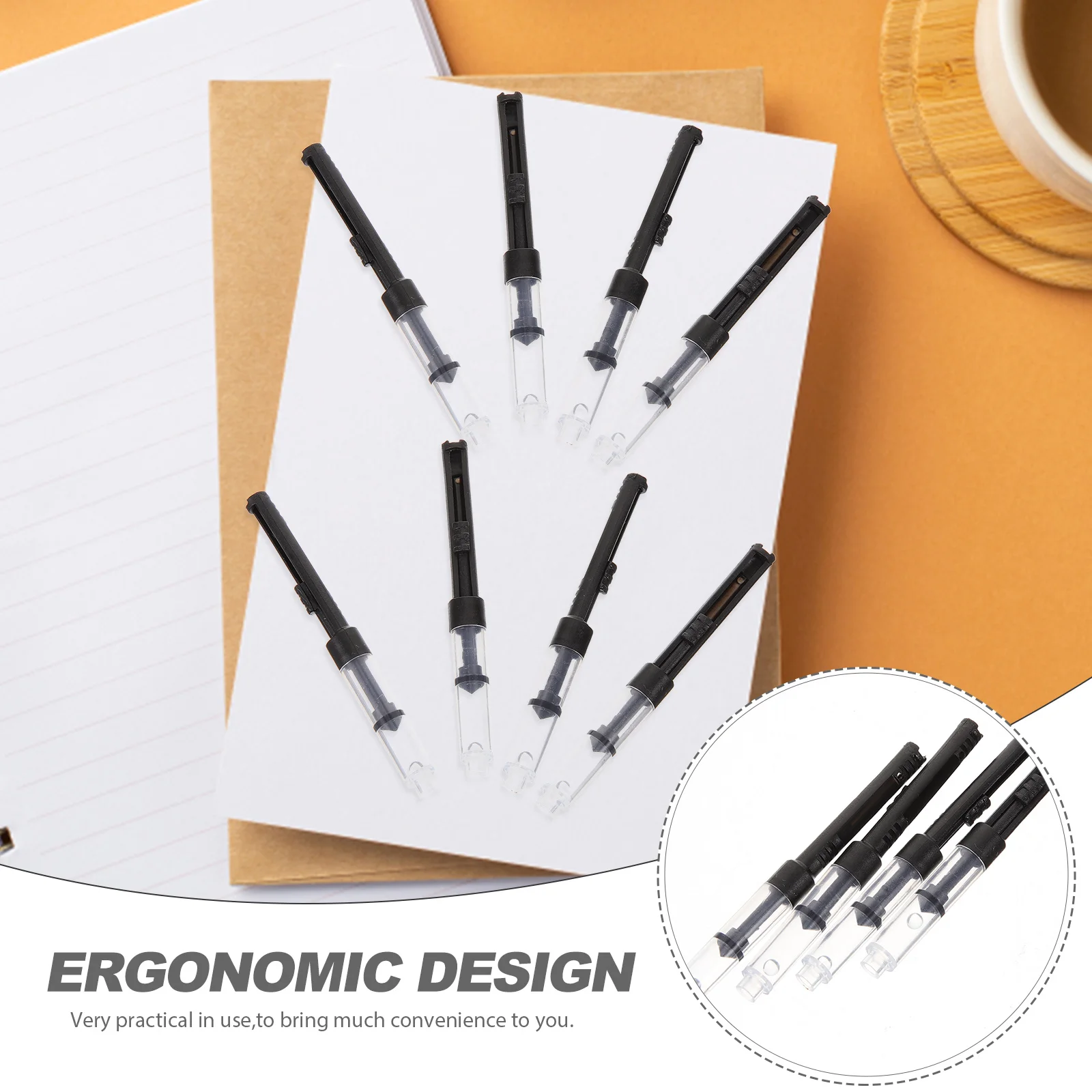 

10 шт., инструмент для поглощения чернил, аксессуары для авторучки, практичная ручка, конвертер чернил, легкий чистый интерфейс, длительное использование