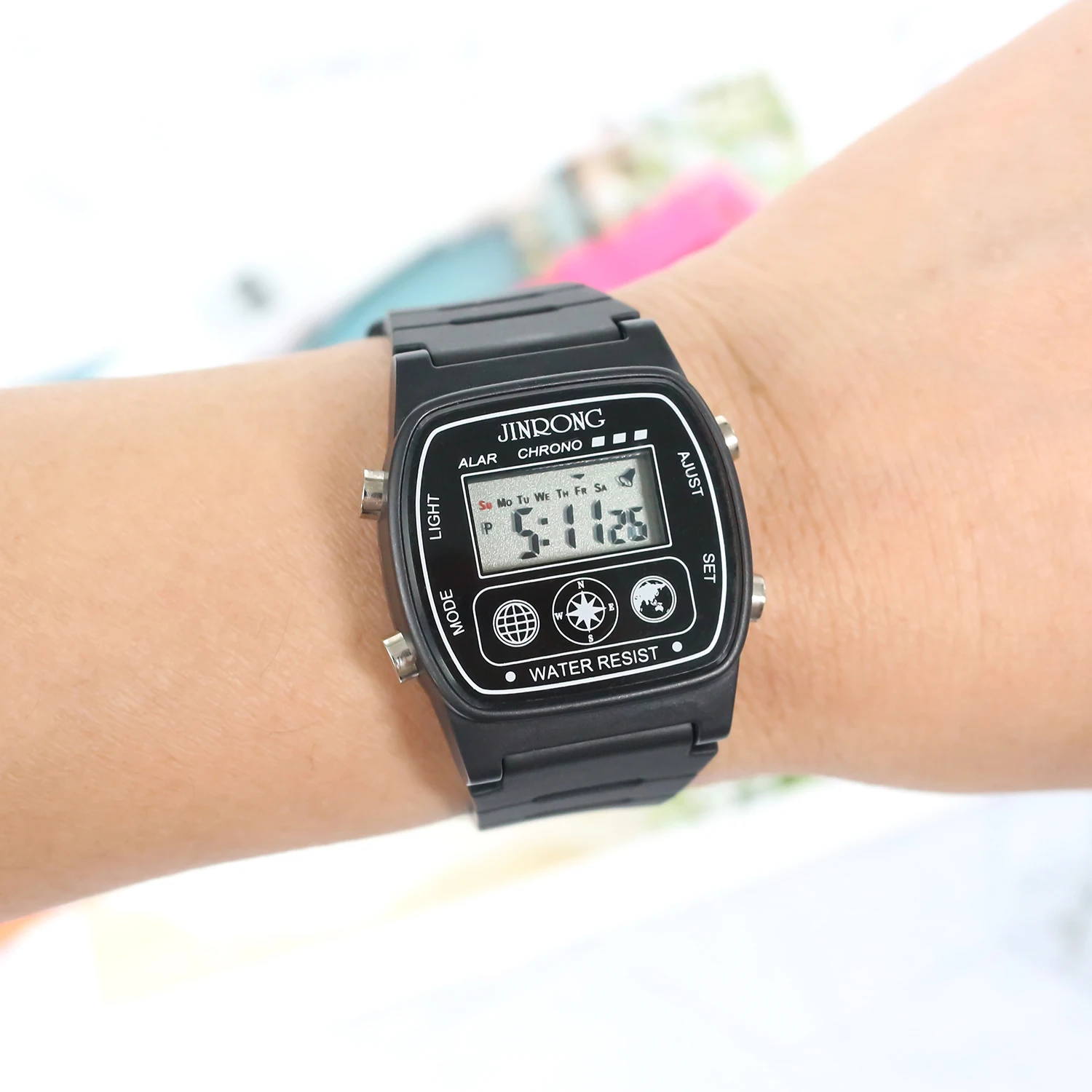 Men'S Stylish Digital Sports Watch with Alarm, 30M Waterproof, StopWatch, Perfect for Fitness Enthusiasts, Fashionable Watch