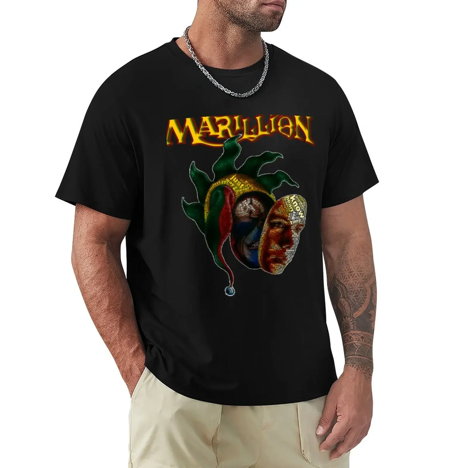 Trend Marillion Market Square Heroes Gifts For Music Fan T-Shirt aesthetic clothes oversized big and tall t shirts for men