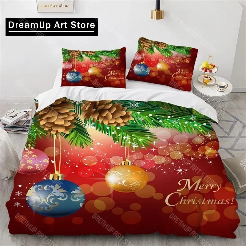 

3D Print Cat Merry Christmas Santa Claus Bedding Set Boys Girls Twin Queen Full Size Duvet Cover Pillowcase Bed Adult Bedroom