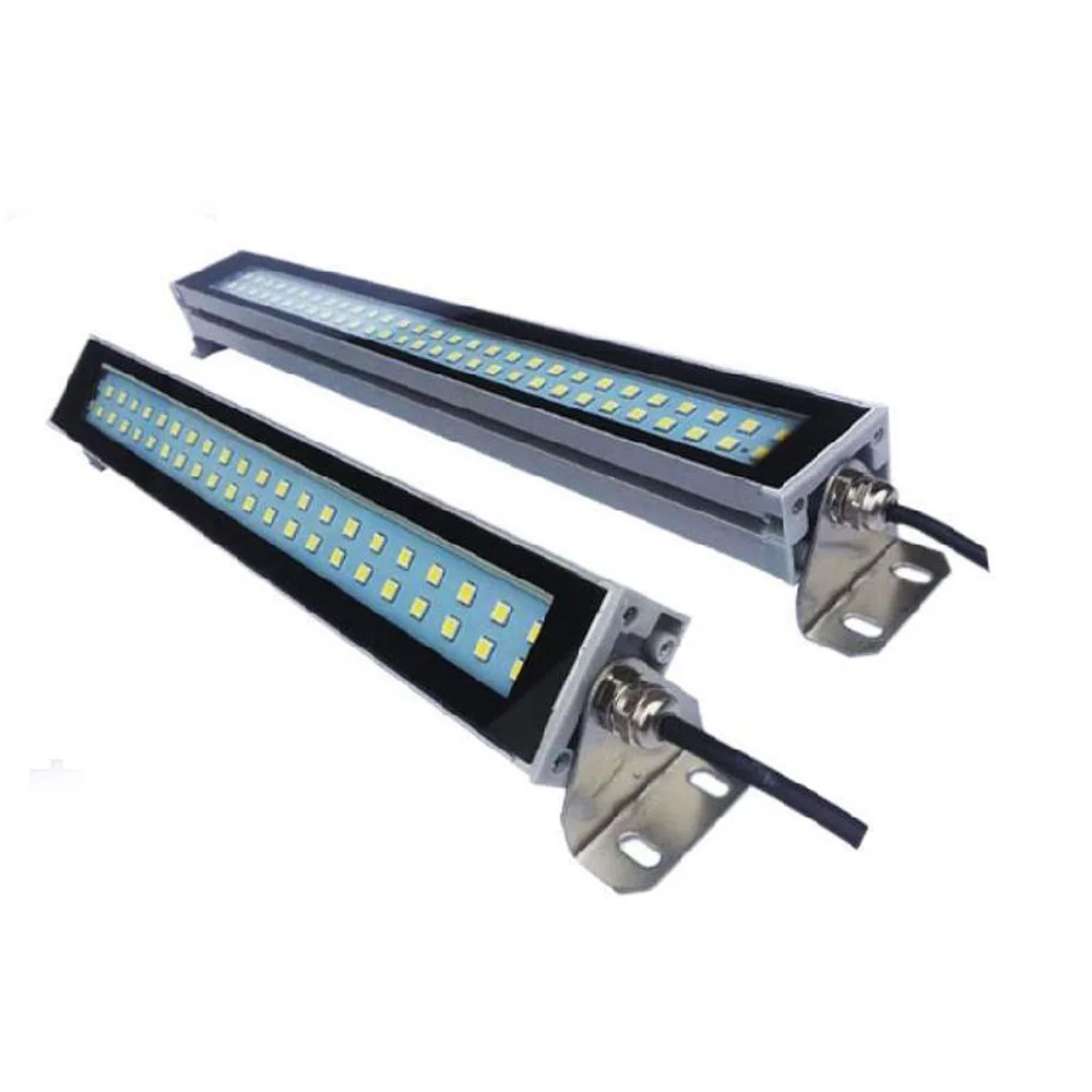 防水ip67防油防塵ledストリップ工作機械ライト24-220v-cnc旋盤フライス機械加工ランプ防爆