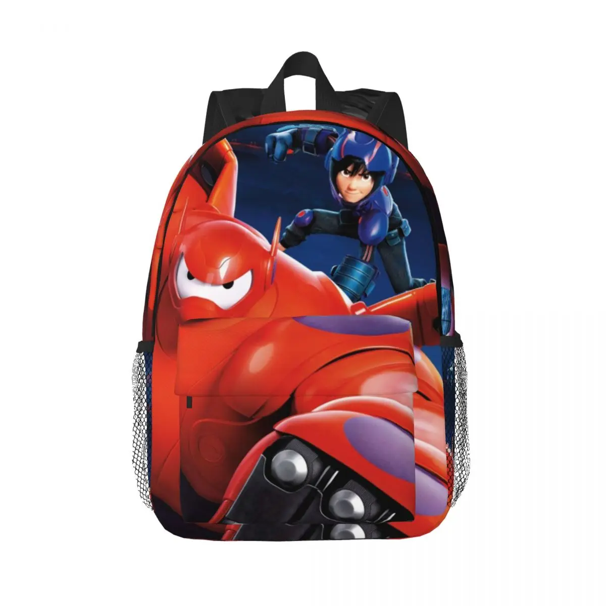 Big Hero Printed Lightweight Casual Schoolbag For School, Outdoor, Shopping, Office 15inch