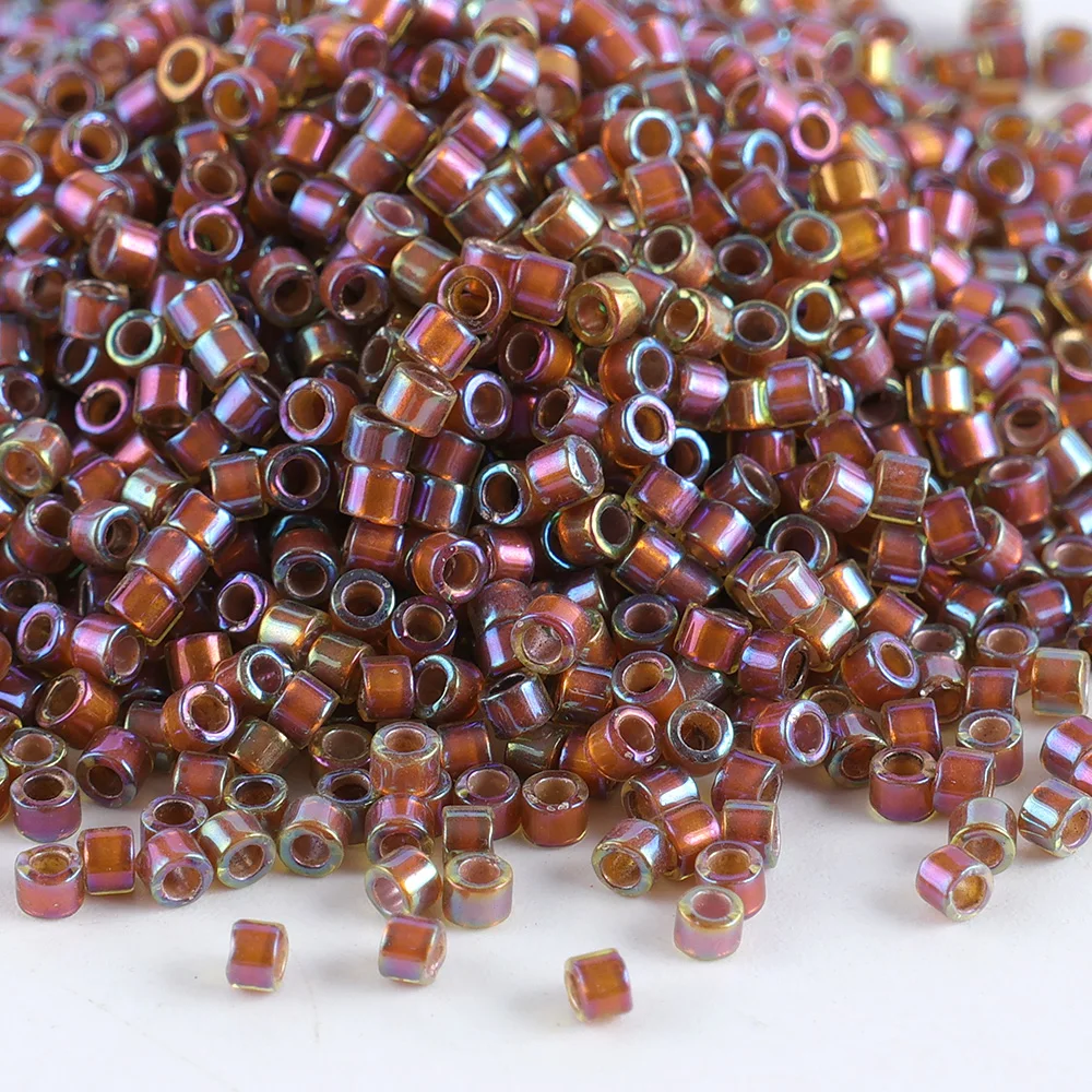 Imported from Japan MIYUKI DB11/0 Delica Beads dyeing core illusion series 10g tube jewelry accessories suitable for DIY all kin