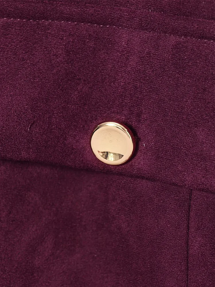 Europejski i amerykański styl, nowa kolekcja jesień-zima, damska kurtka z okrągłym dekoltem, z paskiem, z polaru, krótka.