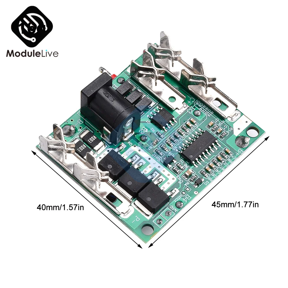 Battery Charging Protection Board 5S BMS 18/21V 20A Li-Ion Lithium Battery Pack Protection Circuit Board Module for Power Tools