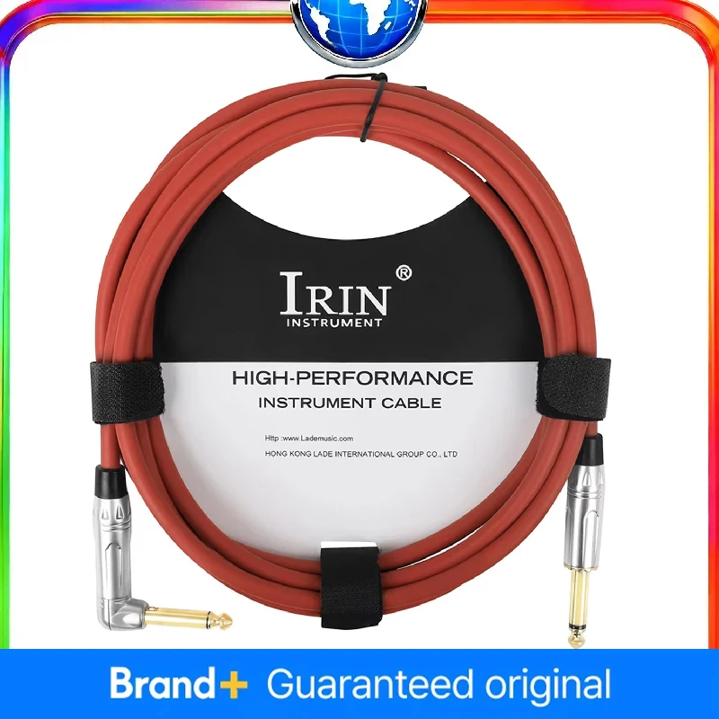 

IRIN 3M гитарный аудиокабель, соединительный кабель для бас-гитары, электрогитары, сменные аксессуары для струнных инструментов