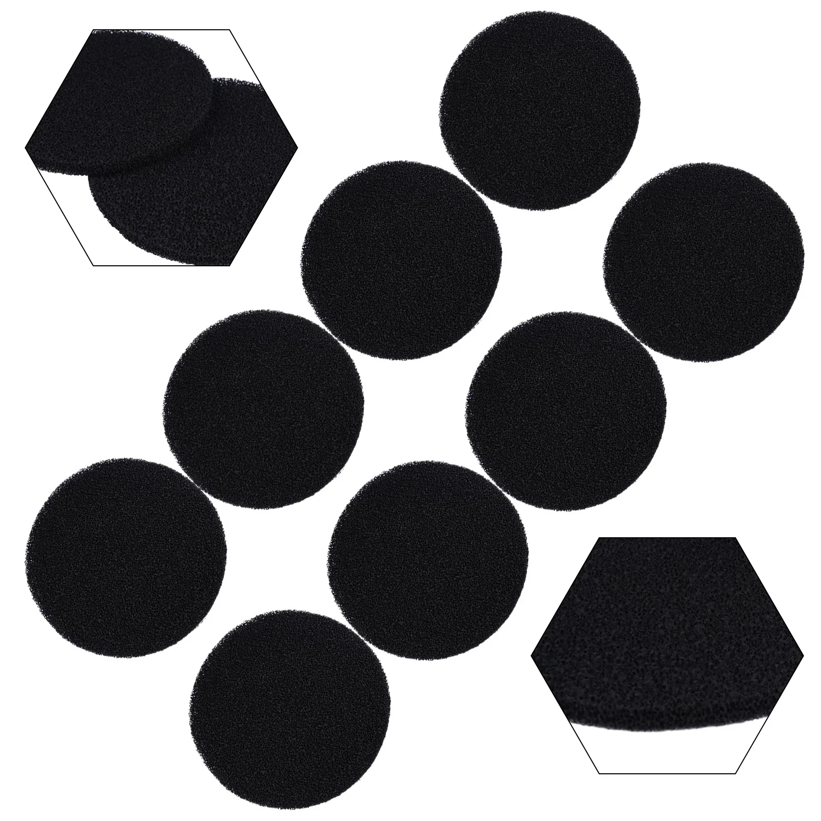 8PCS Compost Bin Kitchen Charcoal Filter Cotton Easy Replacement Gaskets for Kitchen and Yard Waste Bin Filters