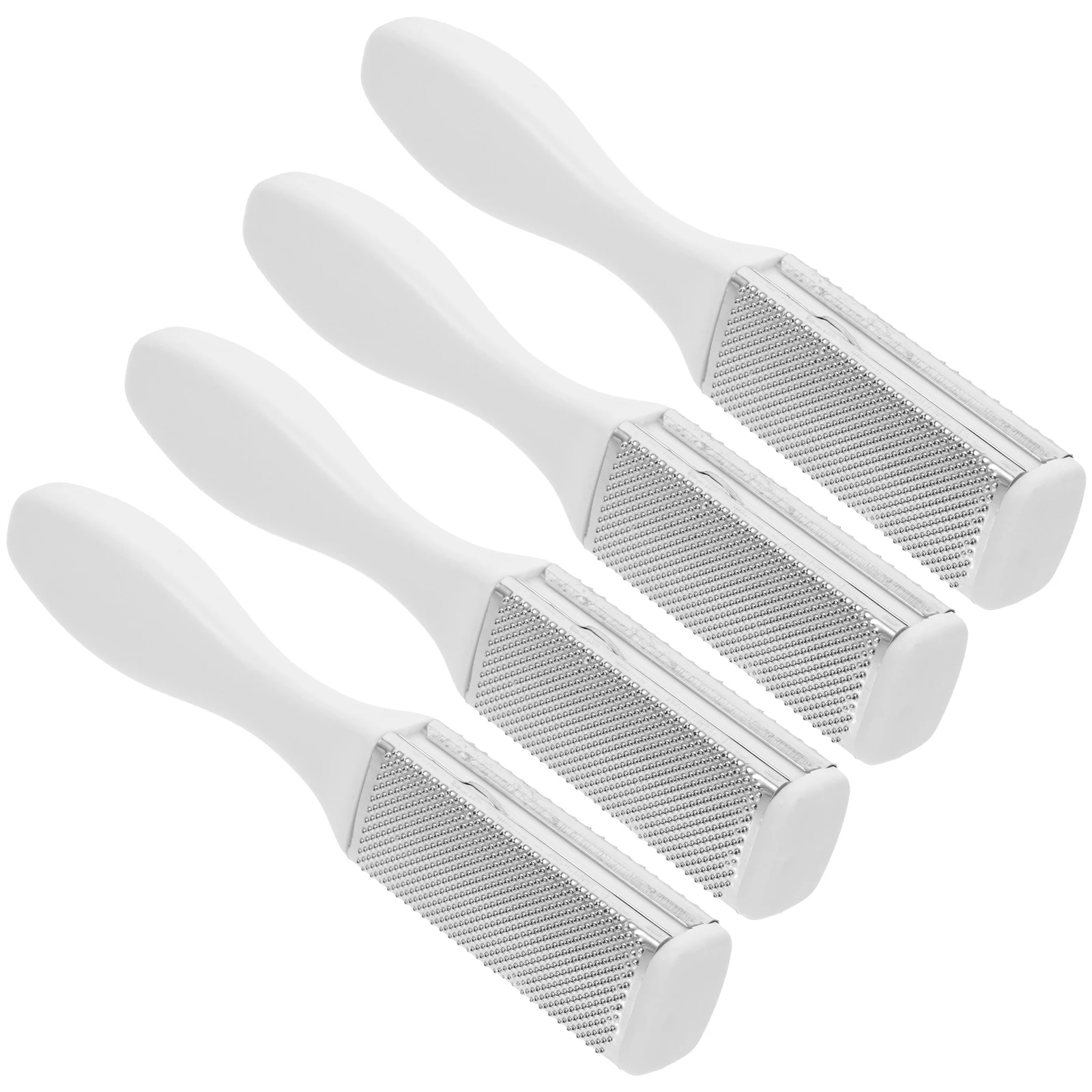 4 Pcs 케어 도구 각질 제거 트리머 죽은 발 파일 도구 피부 제거 페디큐어 Rasp 금속 파일 네일 용품