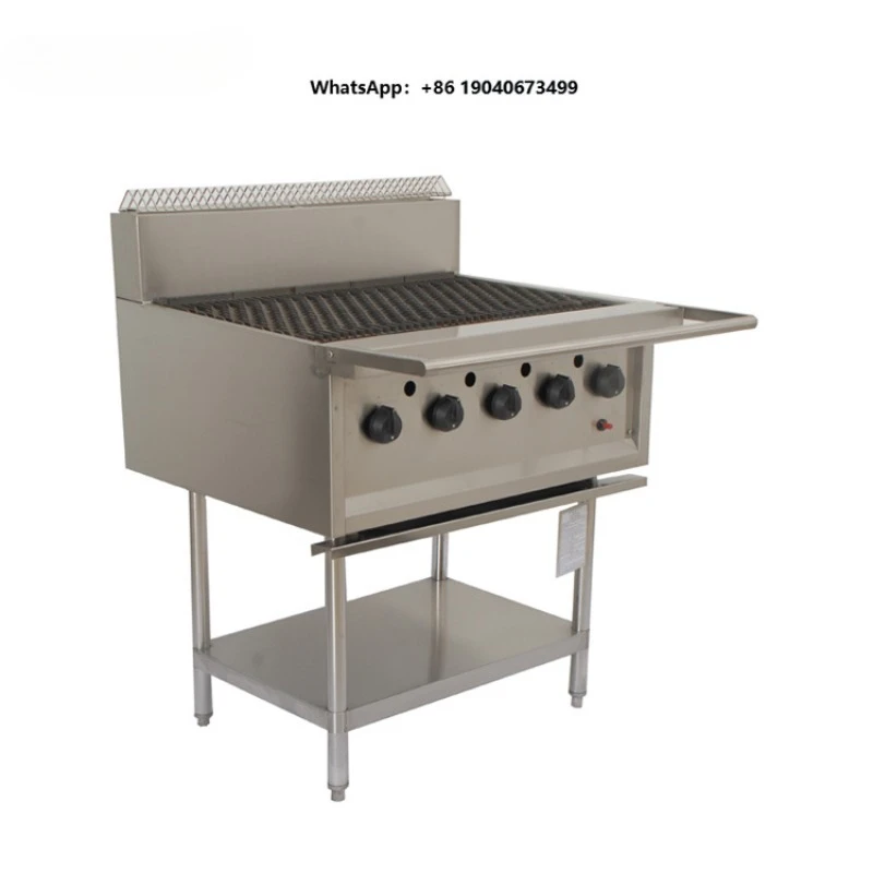 Full Series Luxury Hotel Equipment Commercial Stainless Steel Outdoor Gas BBQ Grill XH