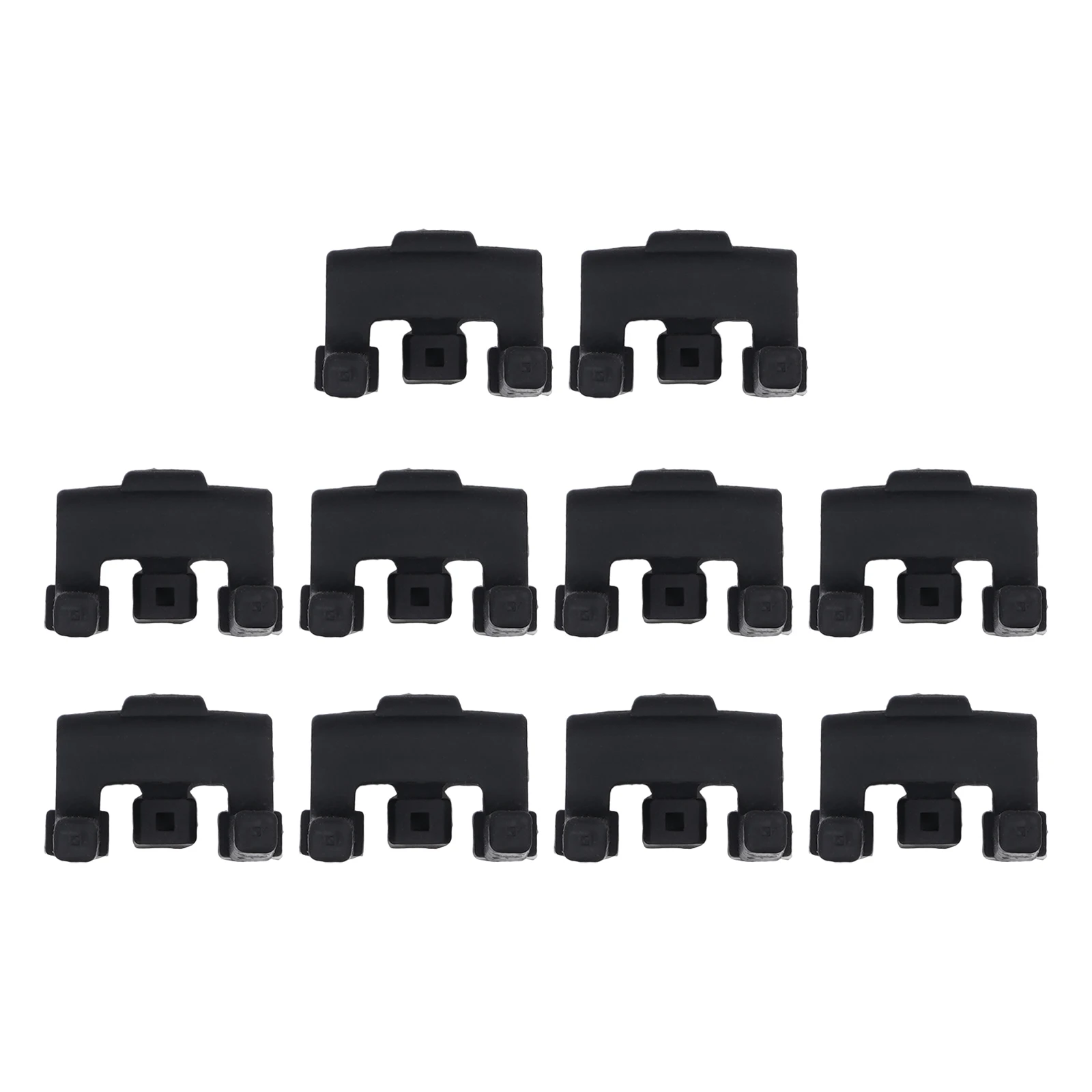 Buffer Silicone Air Fryer Bumpers 10 Pcs Tip Replacement Air Fryer Black For Air Fryer Grill Support Plate Corner