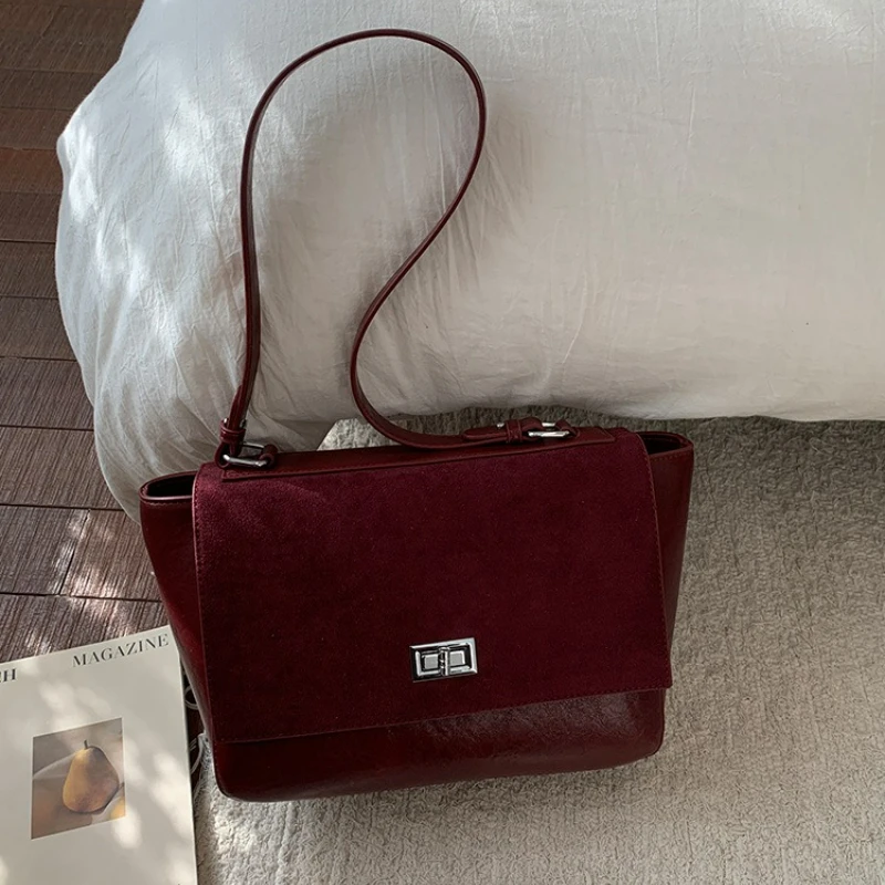 

New Women Simple Leisure Crossbody Bag Retro Luxury Small Tote Bag for Commute Comfortable and Versatile Texture Storage Bags