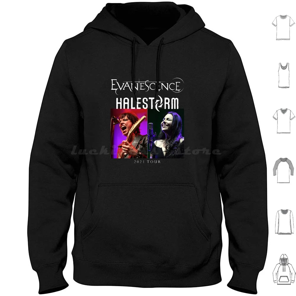 Evanes 2021 Us Tour Perfect Gift Hoodie cotton Long Sleeve Evanescence Band Music Band Amy Lee Fallen Evanescence