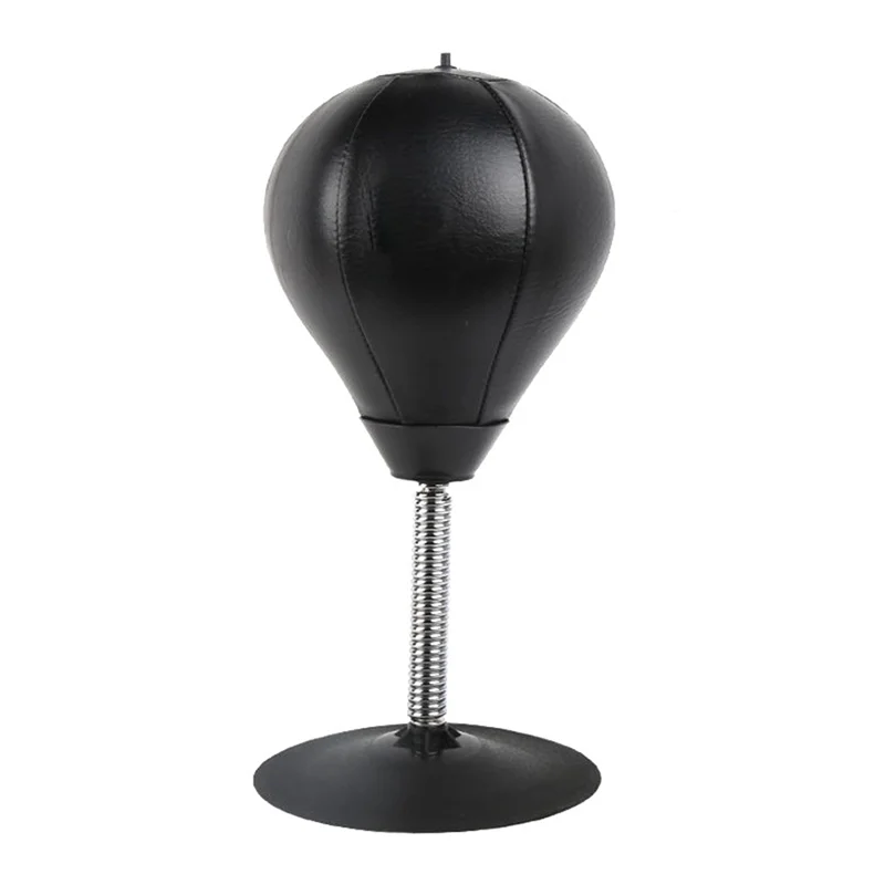 A04F-Desktop Boxing Punching Bag Stress Relief Speed Training Punching Bag Muay Tai Exercise Suction Table Boxing Punch Ball