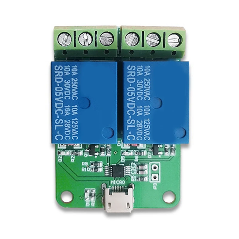 1 Pc HID Drive-Free USB 2 Channel 5V Relay Control Module Computer USB Control Switch