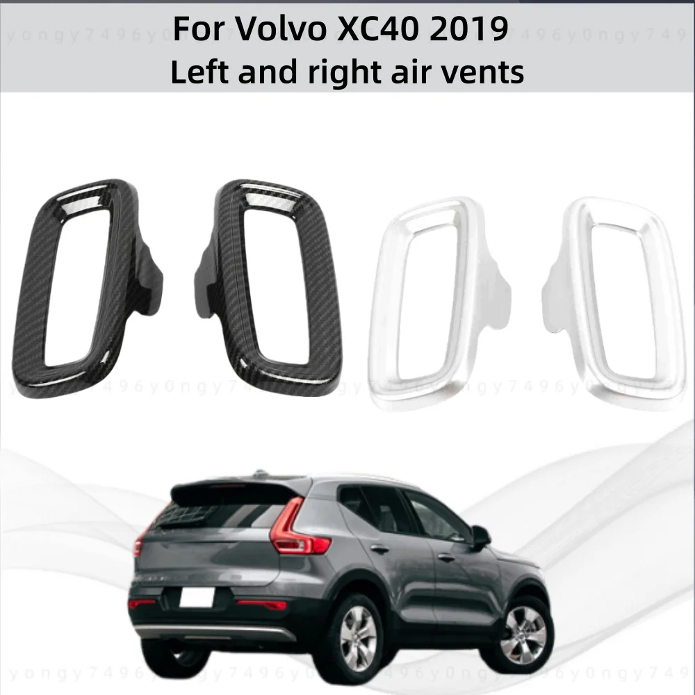 

Car Upgrade Stickers Left And Right Air Vents Trim Paste Style ABS For Volvo XC40 2019 Modification Decoration Accessories