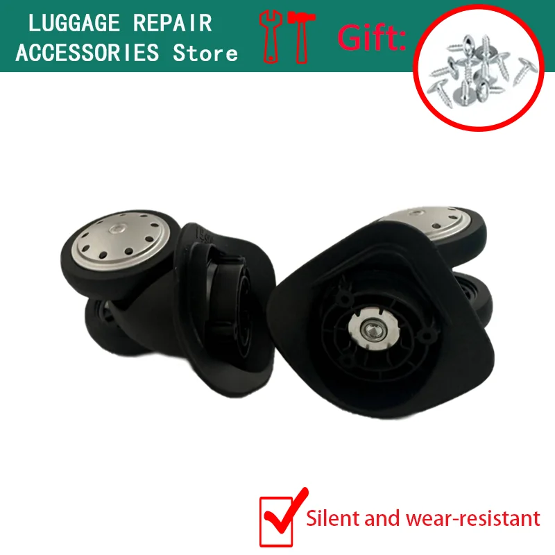 Suitable for 80T double-wheel luggage repair, universal wheel, silent and wear-resistant push box, rolling repair, password, tra